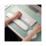 Pochette silicium ergonomique blanche pour PC vue de face