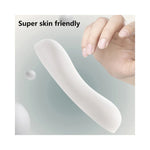 Pochette anti-fatigue silicium blanc pour PC vue de face