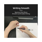 Tapis souris anti-dérapant GEAR4PC vue de dessus feutre laineux noir