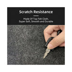 Tapis souris anti-dérapant GEAR4PC en feutre laineux pour gaming et travail