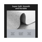 Tapis souris anti-dérapant GEAR4PC en feutre laineux pour gaming et usage professionnel