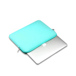 Sac poche OULLX pour MacBook et Lenovo 15.6 vue arrière4Sac poche OULLX vu de dos avec fermeture éclair