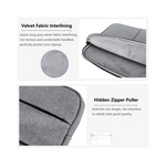 Sacoche gaming GEAR4PC verte ouverte montrant l'intérieur protection ordinateur portable