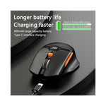 Souris gaming sans fil avec design ergonomique et boutons latéraux adjustableSouris gaming sans fil avec design ergonomiqu...