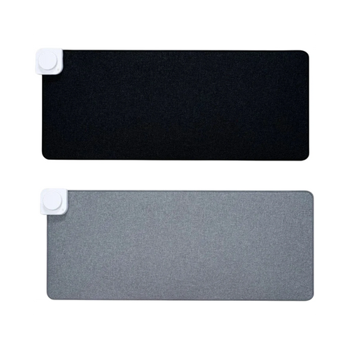 Souris chauffante électrique anti-dérapage gaming noire avec boutons programmables