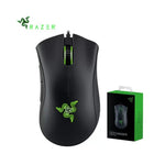 Souris gaming Razer DeathAdder noire avec 5 boutons et logotype visible