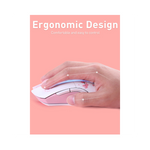 Souris gaming filaire et sans fil RGB vue de face avec boutons programmables visible