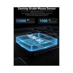 Souris gaming filaire et sans fil RGB vue de profil avec boutons programmables