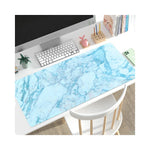 Vue latérale de la souris gaming XXL mat avec repose-poignet parchemin XL