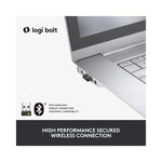 Souris Logitech M650L Bluetooth silencieuse vue de côtéSouris Logitech M650L Bluetooth silencieuse vue de côté