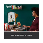 Souris silencieuse Logitech M650L Bluetooth pour PC et Macalt textSouris ergonomique Logitech M650L Bluetooth de profil