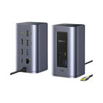 Station daccueil USB C Hub HDMI 4K PD 100W pour PC GEAR4PC multifonctionnel