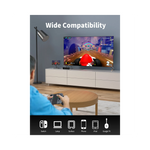 Station d'accueil USB-C vers HDMI et VGA pour PC gaming à angle frontal