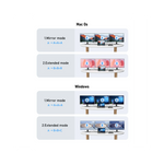 Station d'accueil USB C vers HDMI et VGA pour PC gaming GEAR4PC