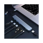 Station d'accueil USB et Type-C 8 ports vue avant GEAR4PC