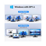 Vue arrière du station dock montrant les ports HDMI et USB