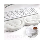 Support coude ergonomique vue de côté avec mousse mémoire foam anti-dérapant