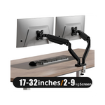 Support double écran 13-32 rotatif 360° pivotant bureau do