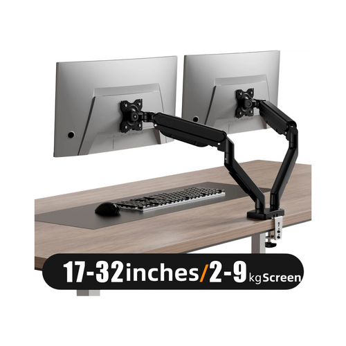 Support double écran rotatif 13-32 pouces GEAR4PC ergonomique