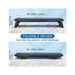 Support écran RGB GEAR4PC 3 ports USB vue arrièreDetailsService : connecteurs USB visibles, design moderne