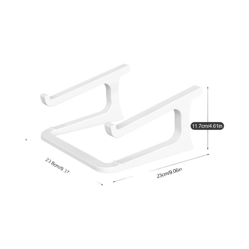 Support ergonomique PC gaming GEAR4PC en plastique ABS avec repose-clavier