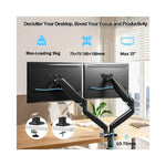 Support mural VESA 100x100 vue arrière ajustable GEAR4PC