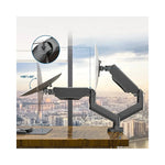 Support mural VESA 100x100 ajustable en vue arrièreSupport mural VESA 100x100 vue arrière adjustable