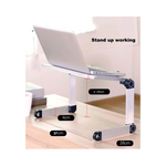 Support pliable en aluminium pour PC gaming gris et noir réglable de 4 à 26cm