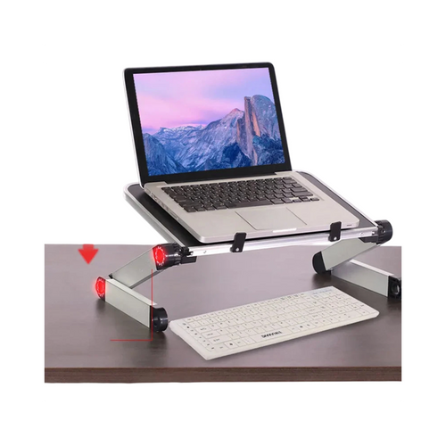 Support pliable en aluminium pour PC gaming GEAR4PC réglable de 4 à 26 cm