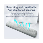 Support poignet ergonomique KPTE vue de profil bleu et noir