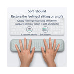 Support poignet ergonomique KPTE vue de profil bleu et noir