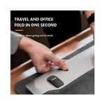 Support portable GEAR4PC pour PC et tablette, vue arrière montrant les angles ajustables