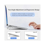 Support portable pour PC et tablette en vue frontale, 2 unités/set