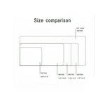 Tablette gaming anti-dérapante noire pour PC vue de face