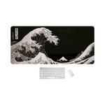 Tablette anti-dérapante gaming PC noire pour souris haute qualité