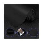 Tapis souris XXL noir pour gamer et PC_vue de face