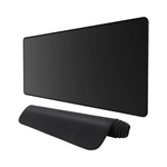 Tapis souris XXL noir pour gamer et professionnel avec surface massive