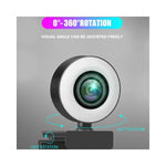 Webcam GEAR4PC AEVYVKV 8MP Full HD avec micro intégréWebcam GEAR4PC 8MP Full HD avec microphone inclus