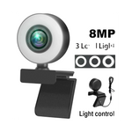 Webcam auto-focus 8MP Full HD Gear4PC avec micro inclus